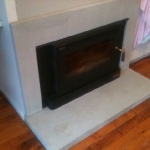 concrete fireplace surround Melbourne